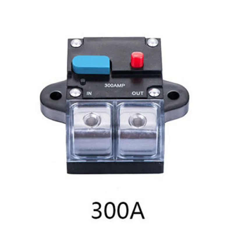 100A Amp Circuit Breaker In-line Fuse 12 Volt 12V Manual Reset Compact Design US
