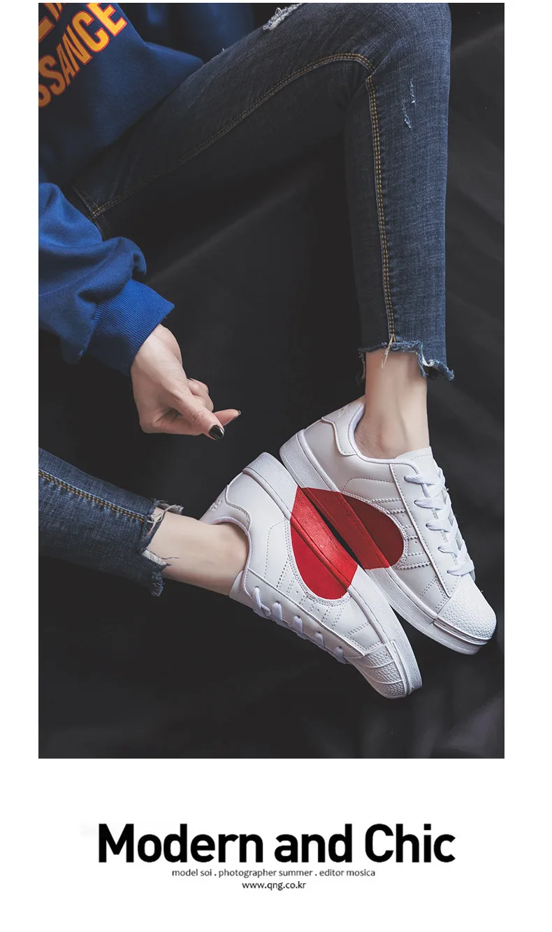 Женские кроссовки из искусственной кожи с низким берцем; повседневная обувь для отдыха и бега; спортивная обувь для тенниса с красным сердцем; прогулочная обувь для скейтборда
