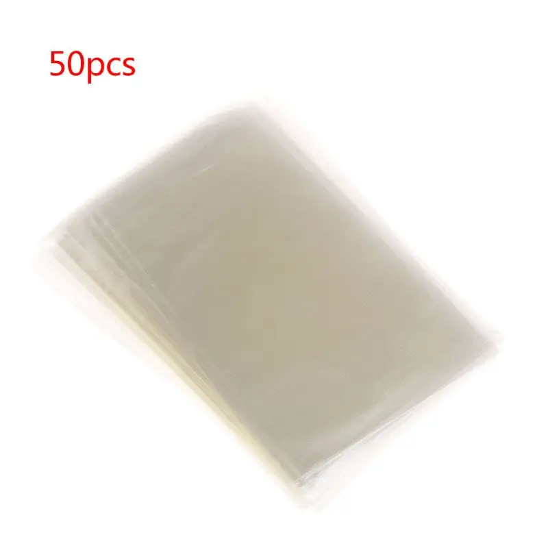 50 шт./компл. PVA сумка рыбалка 8x12 см воде растворять растворения растворимые карп рыбалка приманка Контейнер толстые снасти Аксессуары - Цвет: Белый