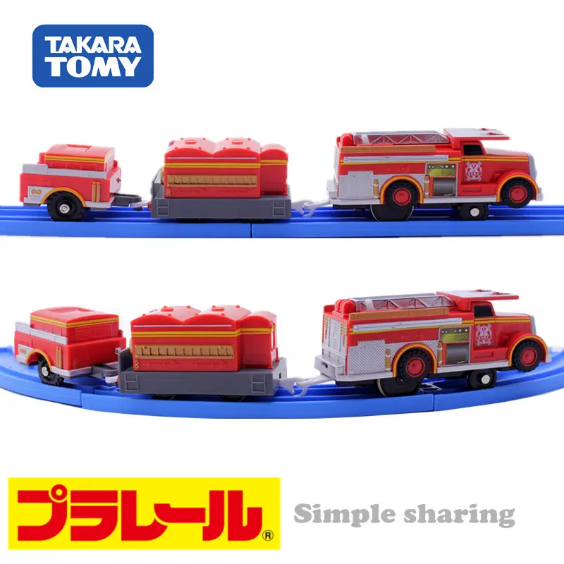 Takara Tomy Tomica Plarail Стандартный Флинн модель пожарного двигателя комплект литых