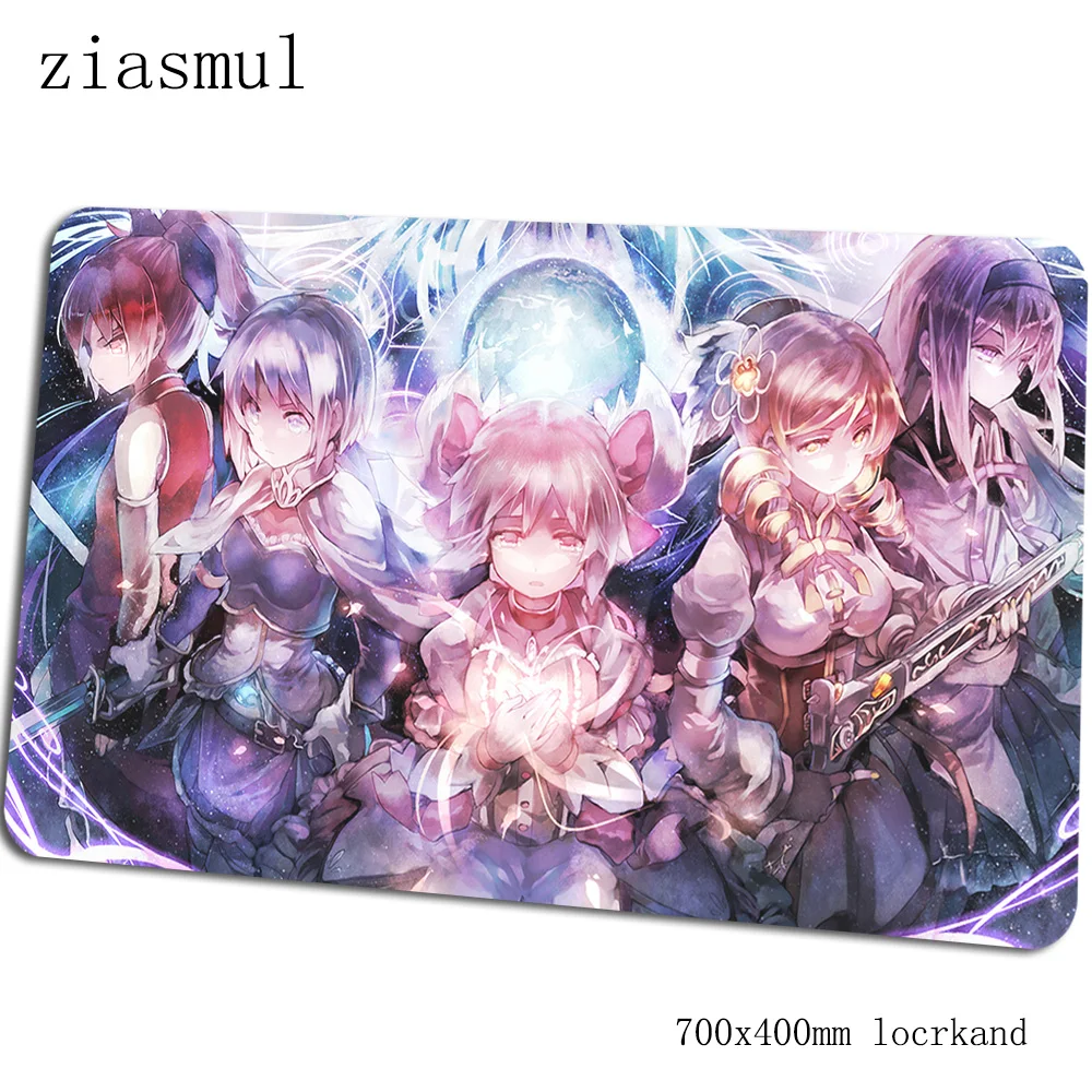Homura Akemi Коврик Для Мыши Компьютерный коврик 70x40 см игровой коврик для мыши большой толстый коврик для мыши Клавиатура игры ПК геймер стол - Цвет: Size 700x400x2mm