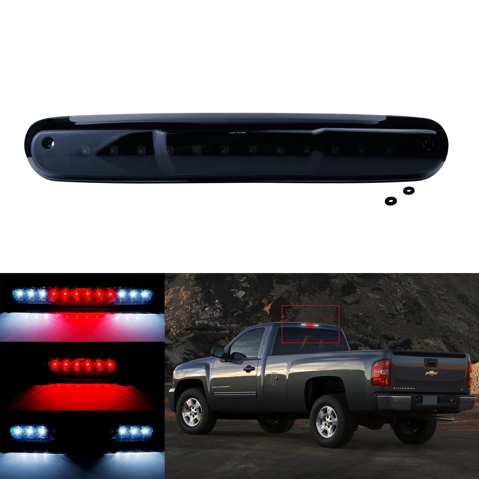 

Для 2007-2014 Chevy Silverado GMC Sierra 1500 2500 3500 светодиодный 3-й стоп светильник