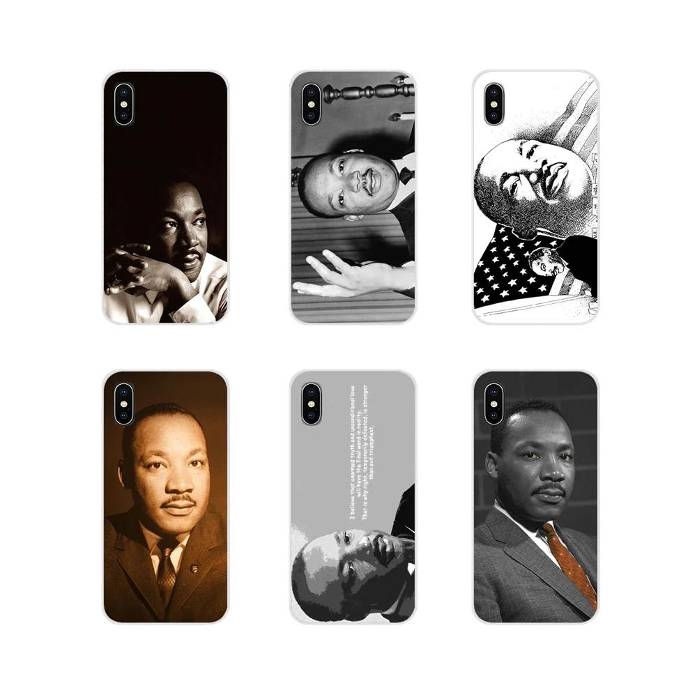 Аксессуары чехлы для телефонов Samsung Galaxy S2 S3 S4 S5 Mini S6 S7 Edge S8 S9 S10E Lite Plus Martin Luther King US