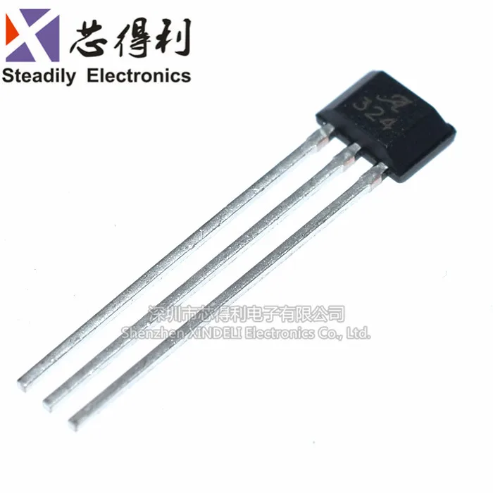 

10pcs/lot A1324LUA-T Hall Effect Sensor Screen Printing 324 High Precision Linear Hall A1324lua Sip3