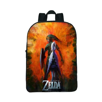 

The Legend of Zelda Link Backpack Children Kids Bags Beautiful Pattern Backpack Beautiful Rucksack