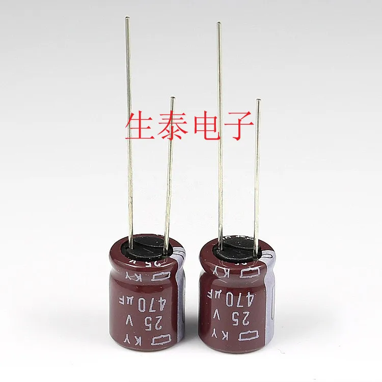 470uF 25V Aluminum Electrolytic Capacitor 10x12.5mm 10pcs/25pcs