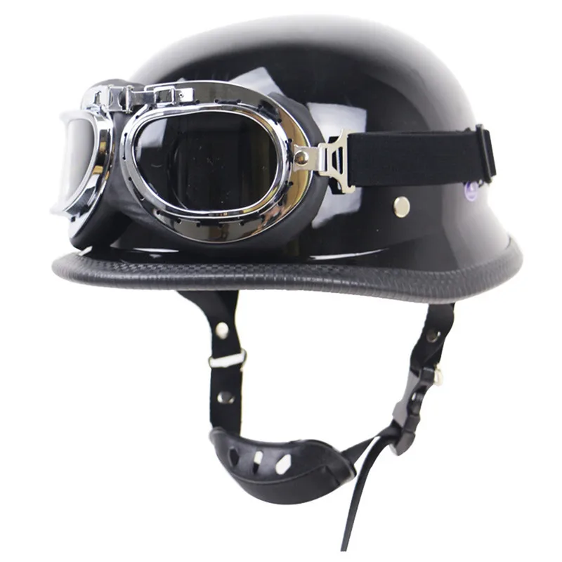 Ретро мотоциклетный полушлем винтажный шлем в немецком армейском стиле для