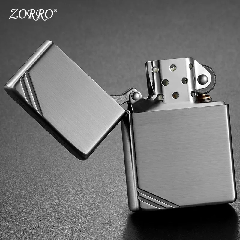 Зажигалки Zippo not but Zorro медная зажигалка Керосин Зажигалка медная Зажигалка мужской подарок