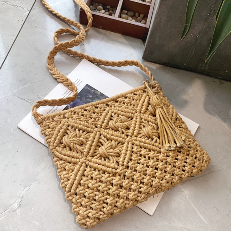 Meyaus Women's Mini Straw Crossbody Bag – Cute & Convertible Shoulder Purse For Daily Use - View #4