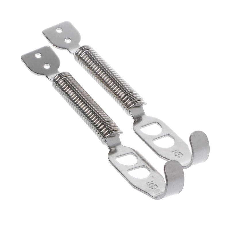 Stainless Bonnet Springs Clips Hood Panel Race Rally Pair Lock for IMPREZA EJ18 engine cover bonnet hood pins kit