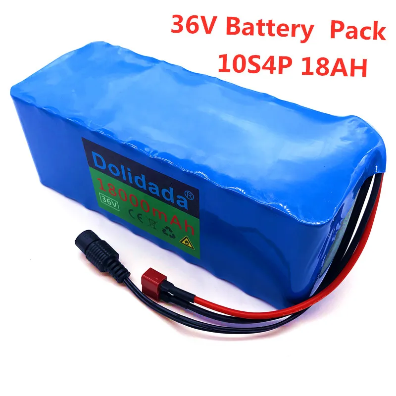 36V 18650 аккумулятор 10S4P 18000mah 600W высокой мощности и высокой емкости электрический мотоциклетный аккумулятор 20A BMS