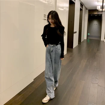 

PX2468 Simple and versatile solid color inner long sleeve t-shirt women