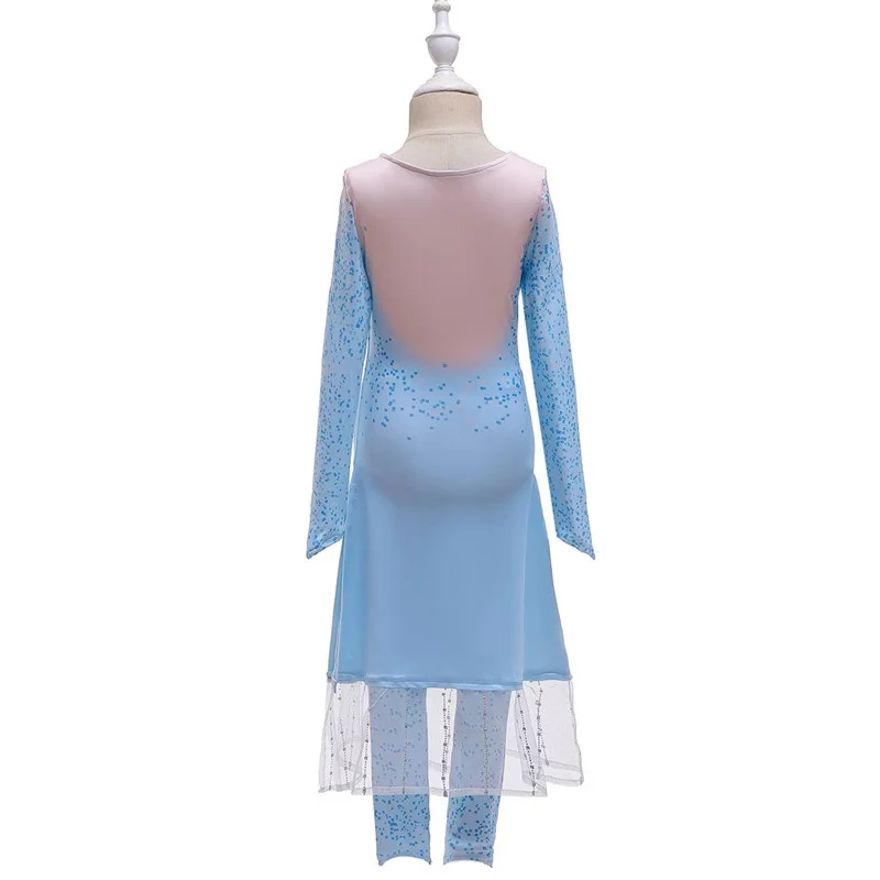 Vestidos infants платья для девочек детские костюмы на Год рождественское платье для вечеринок милые платья в стиле принцессы Эльзы Анны маскарадный костюм
