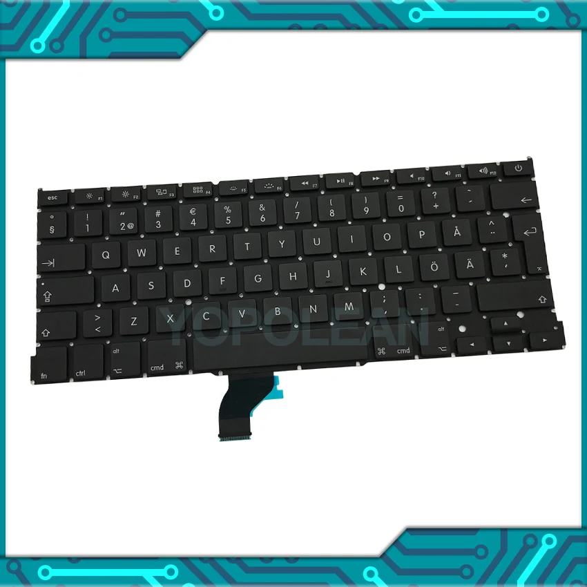 3 шт./лот новая шведская клавиатура для Macbook Pro Retina 13 &quotA1502 Швеция макет 2013 2014 2015