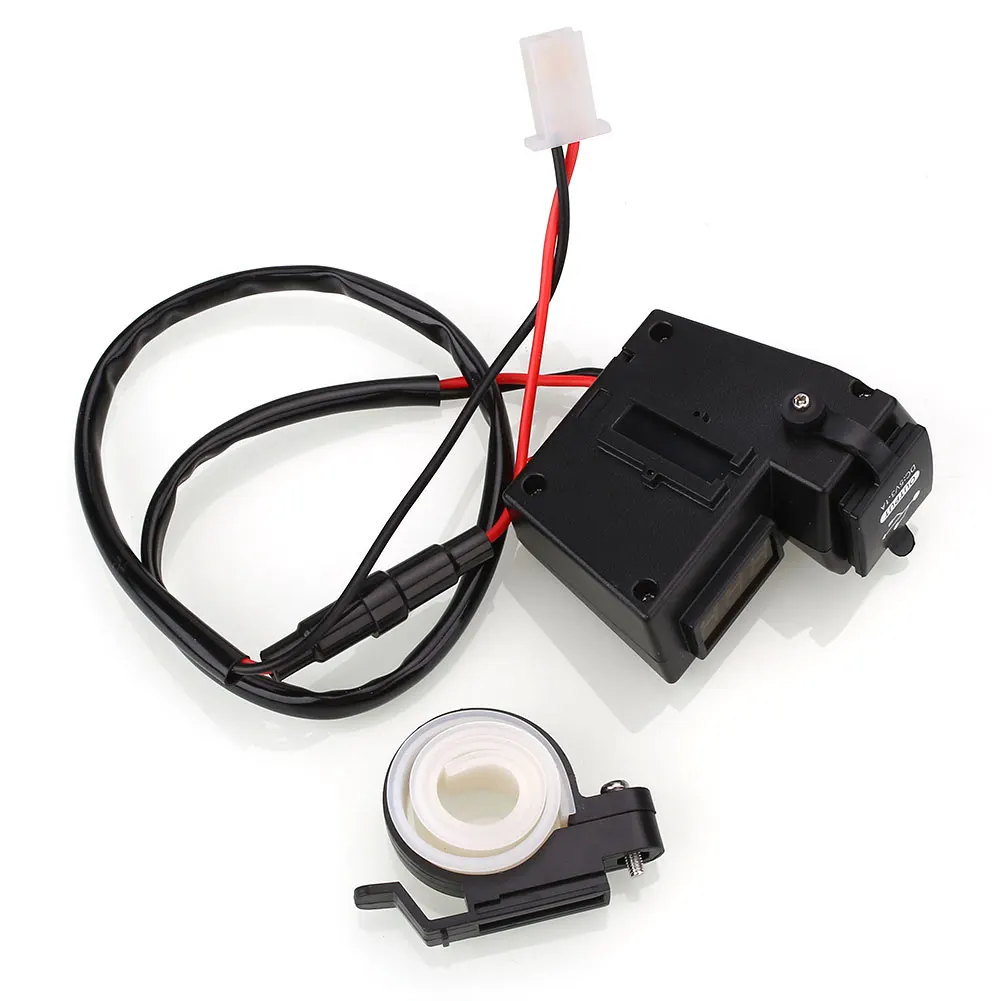 Зарядное устройство с usb-разъемом для мотоцикла, светодиодный вольтметр с цифровым дисплеем