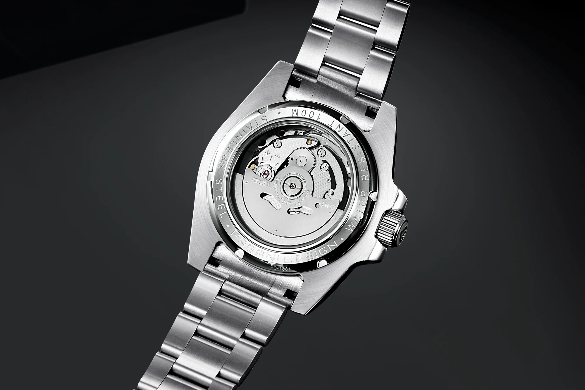 2021 PAGANI DESIGN New luxury Automatic Mechanical Watch Men's Stainless Steel Waterproof Precision Watch NH35 relogio masculino