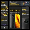 Version mondiale Xiaomi POCO X3 NFC 6 go 64 go/6 go 128 go Smartphone Snapdragon 732G Octa Core 64MP Quad caméra 6.67 