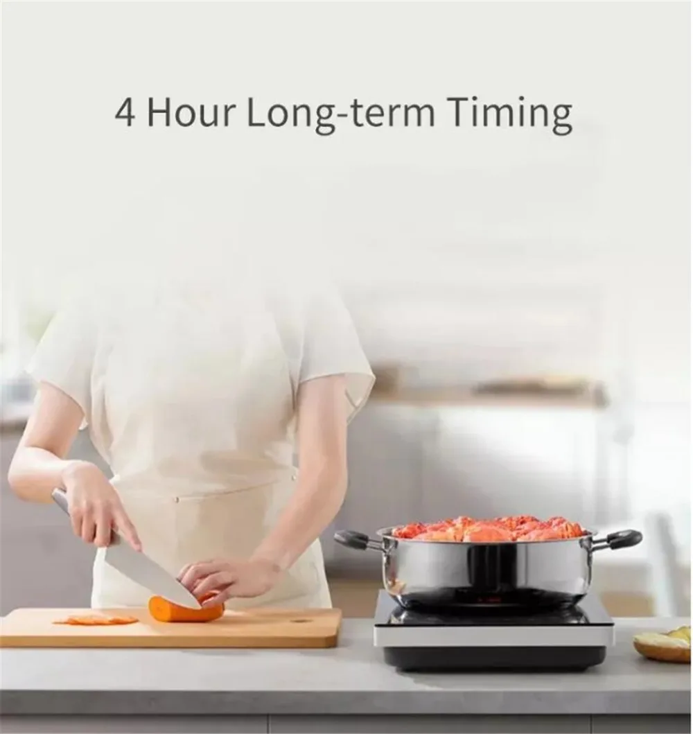 Xiaomi Mijia C1 Induction Cooker 2100W 7-speed Firepower Adjustment 6 Cooking Mode Touch Black Mirror Microcrystalline Panel (3)