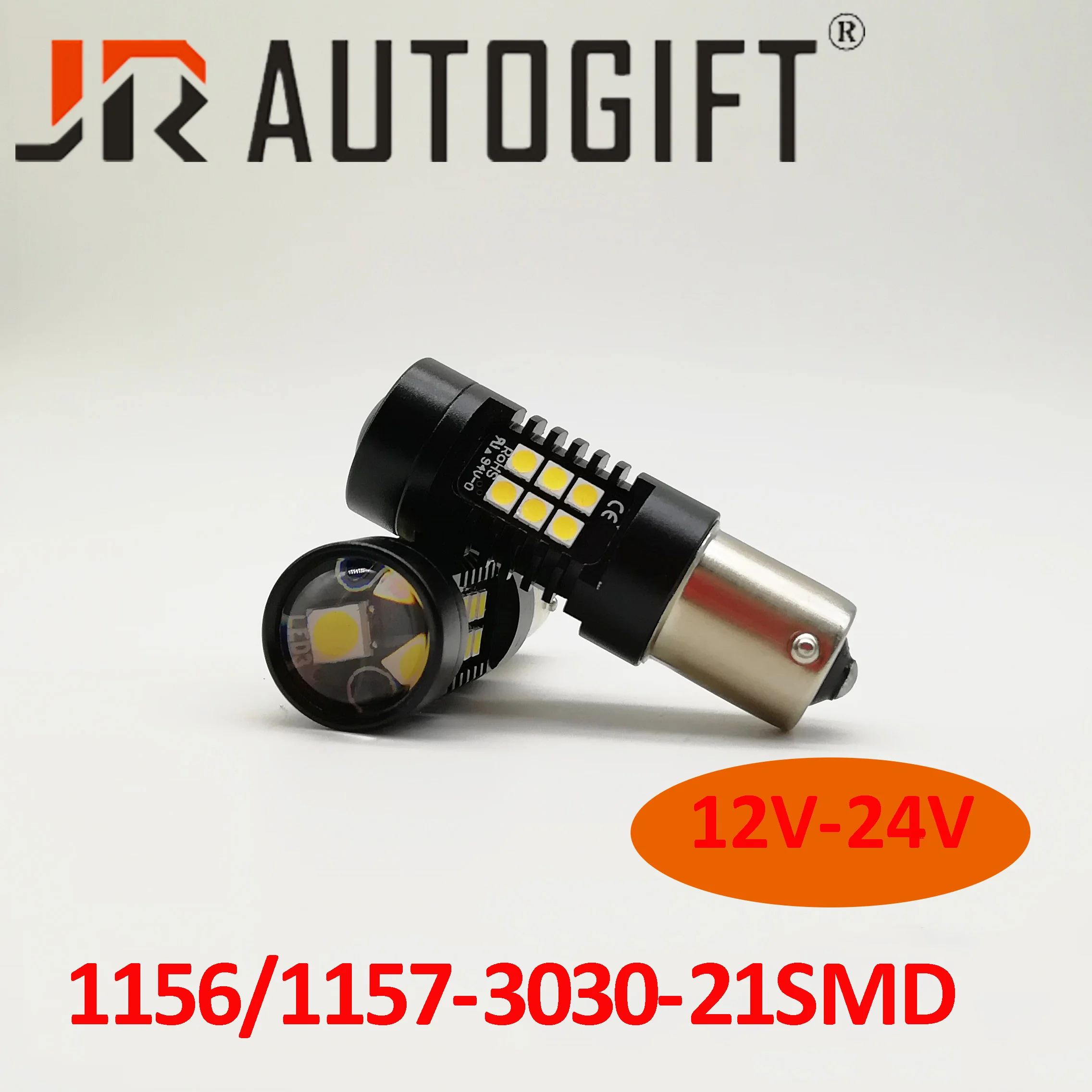 10 шт. 1156 BA15S 1157 BAY15D 21led 3030 Автомобильные светодиодные поворотные парковочные сигнальные огни, тормозные задние лампы, автомобильные задние лампы заднего хода, DC 12 V-24 V