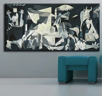 

Hot Selling Home Decor Print oil painting on canvas Wall Art Decorations Wall Canvas,Guernica In