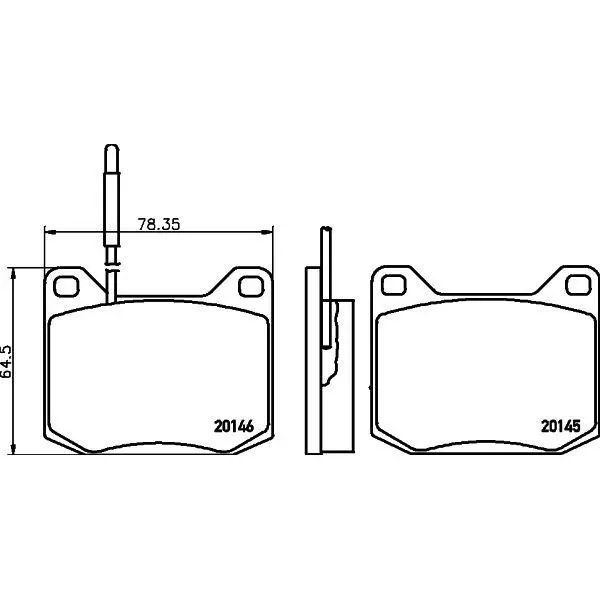 Колодки тормозные дисковые HELLA 8DB355029-281 | Автомобили и мотоциклы