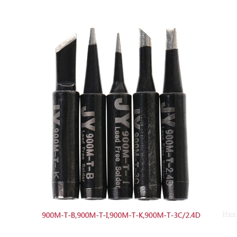 5 шт бессвинцовый паяльник наконечники 900M-T для Hakko 936 SAIKE 909D 852 936d