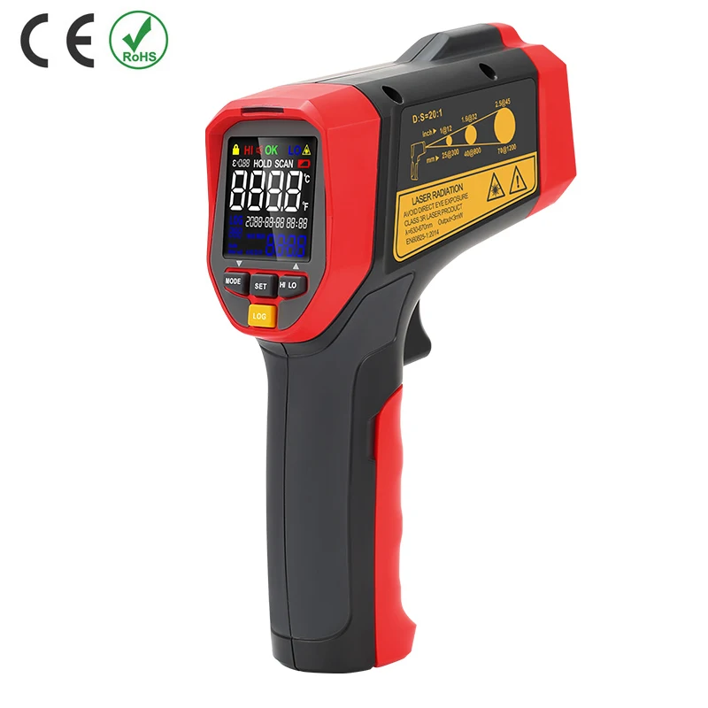 UNI-T UT302D+ UT-302D+ инфракрасный Термометры лазерный измеритель температуры
