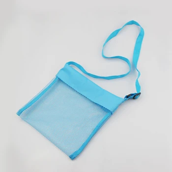 

Carry Practical Oxford Cloth Sand Toy Storage Children Portable Crossbody Organizer Mesh Bag Adjustable Strap Large Capacity