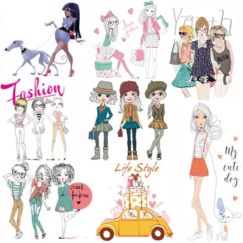 

Cute Patches Small Animal Clothing Hot Painting Diy Girl DIY Handmade T-shirt and Denim Jacket Printing