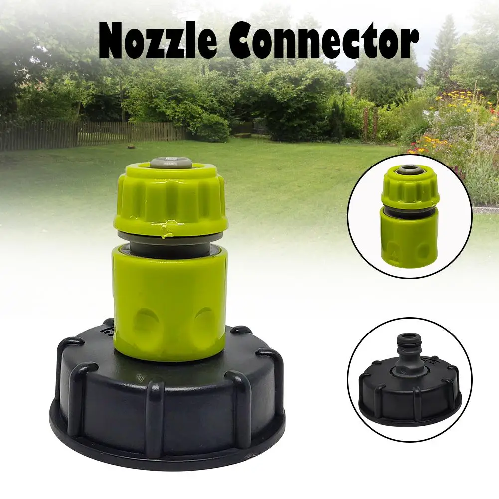 

IBC Nozzle Connector Tank Tap Adapter Garden Hose Connector Plastic Water Hose Pipe Adapter Replacement Valve Fitting Parts