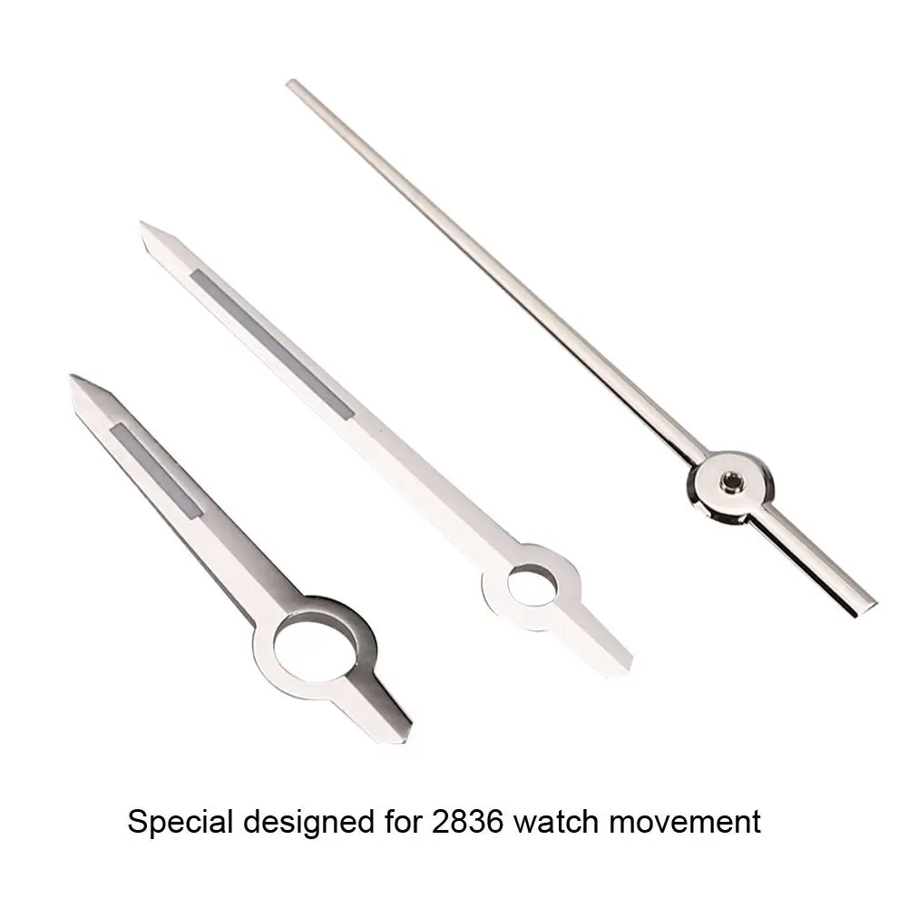 Watch Repair Tool 3169 Silver Watch Hour Minute Second Hands Watch Needles Fit for ETA2836 Movement Male Watch Watch Repair