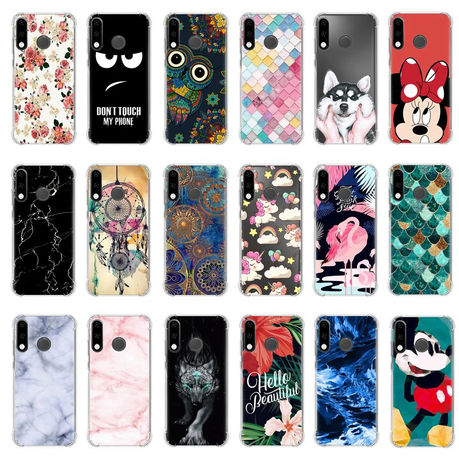 for Huawei P30 Case Silicone Soft TPU Cartoon Lite Back Cover Pro Phone Cases Shell Fundas Coque |