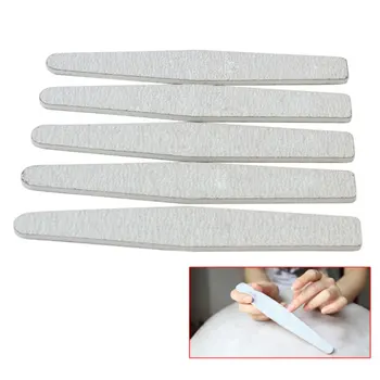 

5PCS Nails File Double Side Buffing Tools Manicure Art Smooth Shiner Buffer Grey