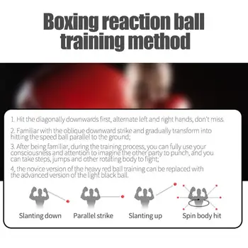 

Durable with Headband Training Reflex Exercise Punching Ball Fight Ball Body Building Gym Boxing Reaction Ball
