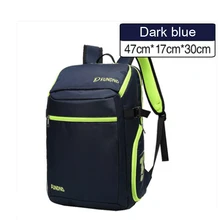 Вместительная сумка для бадминтона, ракетка для сквоша, спортивный тренировочный рюкзак, может вместить 1-2 ракетки, сумка для бадминтона с сумками для обуви