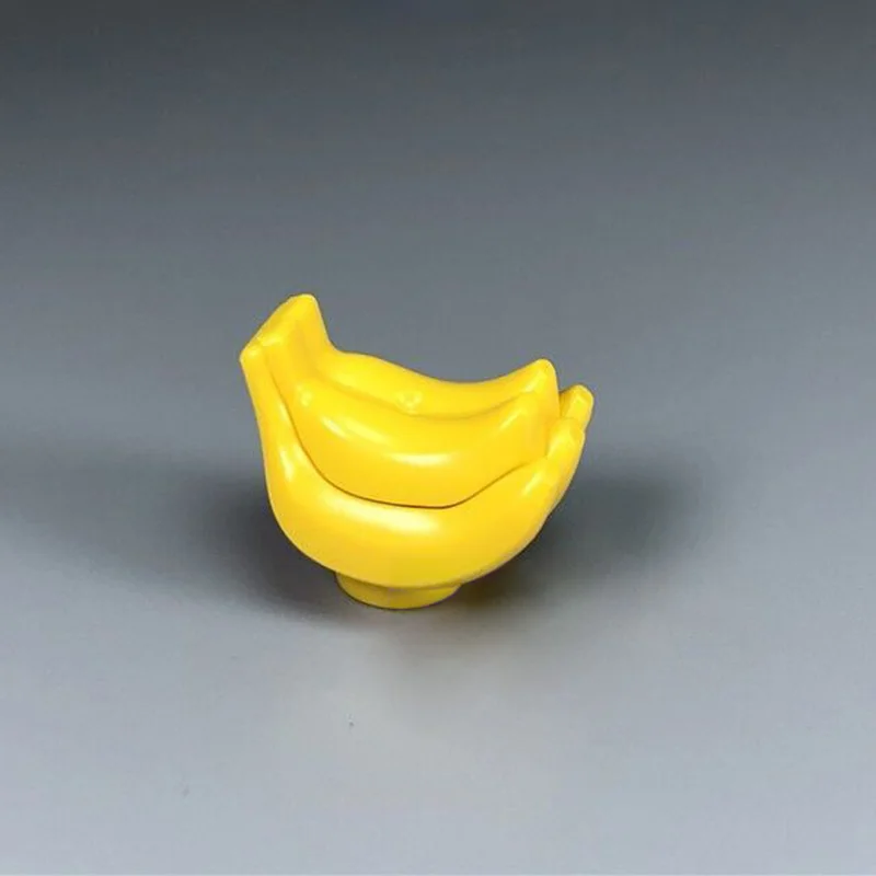 10pcsset Yellow Bananas Food Fruits Parts Bricks Building Blocks MOC City Foods Series Accessories Kits Model DIY Kids Toys (2)