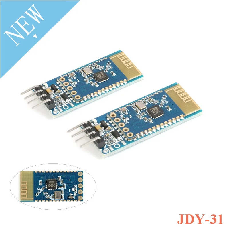 

JDY-31 Bluetooth 3.0 SPP-C Bluetooth Module Compatible HC-05 HC-06 Serial Port Wireless Communication 2.4G JDY-30 HC 05/06