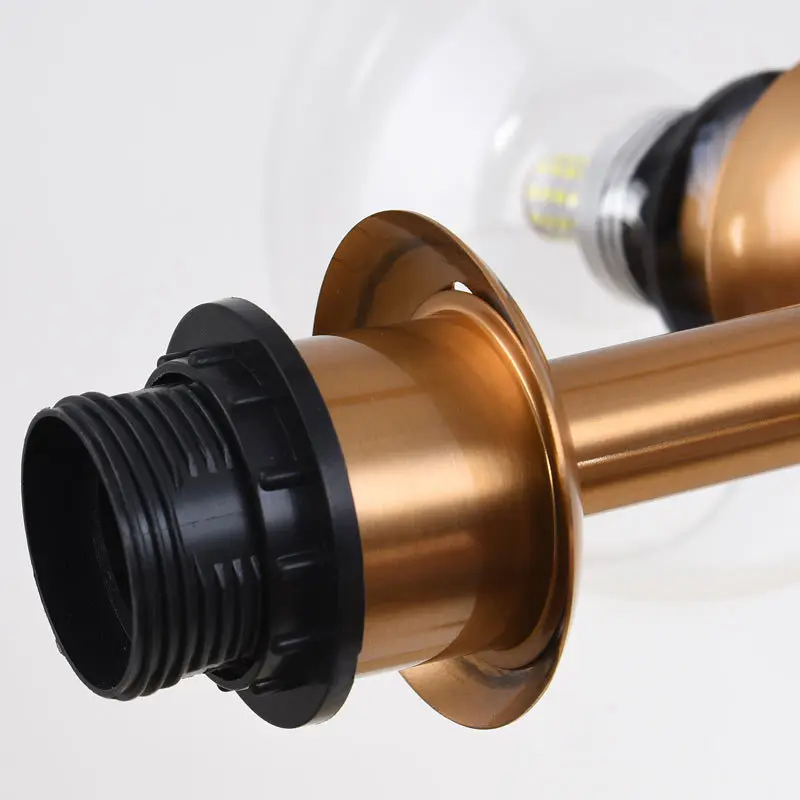 

Nordic Design Glass Chandelier Lighting Modern Living Room Lamp Kitchen Dining Room Home Decoration Light Fixtures Copper Lustre