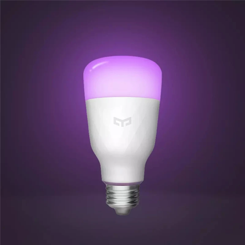 

2019 New Yeelight 1S YLDP13YL E27 8.5W RBGW Smart LED Bulb Work With Homekit AC100-240V for Desk Floor Table Lamp