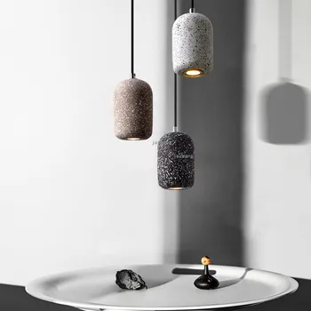 

Nordic LED Pendant Lamp Lighting Cement Light Fixtures Industrial Lamp Loft Hanging Lamp The Bar Creative Suspension Luminaire