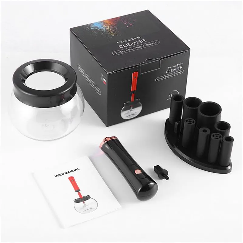 

Professional Electric Makeup Brush Cleaner & Dryer Set Silicone Make up Brushes Washing Cleanser Cleaning Tool Machine 20#47