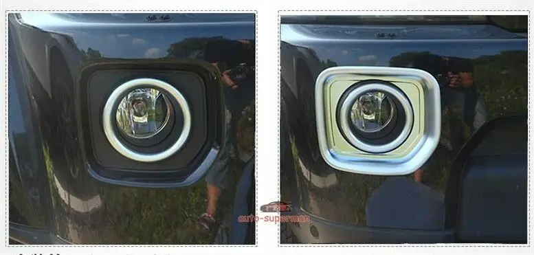 Хромированная противотуманная фара крышка Bezels для LAND ROVER Дискавери 4 LR4