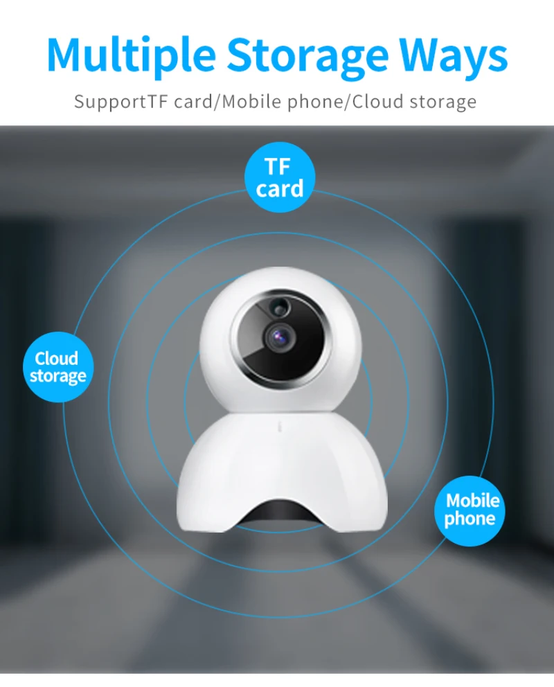 eWeLink IP Camera Smart IOT HD Camera reomotely viewing by mobile phone two-way 360 panoramic camera for home security