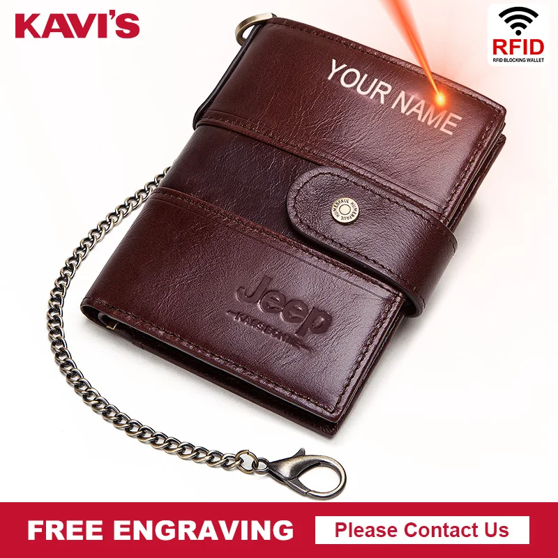 

Free Engraving Genuine Leather RFID Vintage Wallet Men with Coin Pocket Short Wallets Small Card Holder Walet Man Purse Zipper