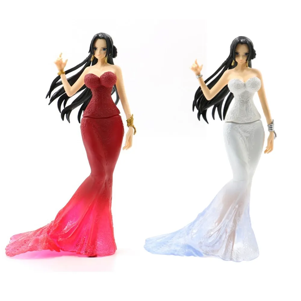 Anime Figure One Piece Boa Hancock Sexy Girl Wedding Dresses White Red Action Figural Model Pvc Hancock Brinquedos Nami Juguetes Action Figures Aliexpress