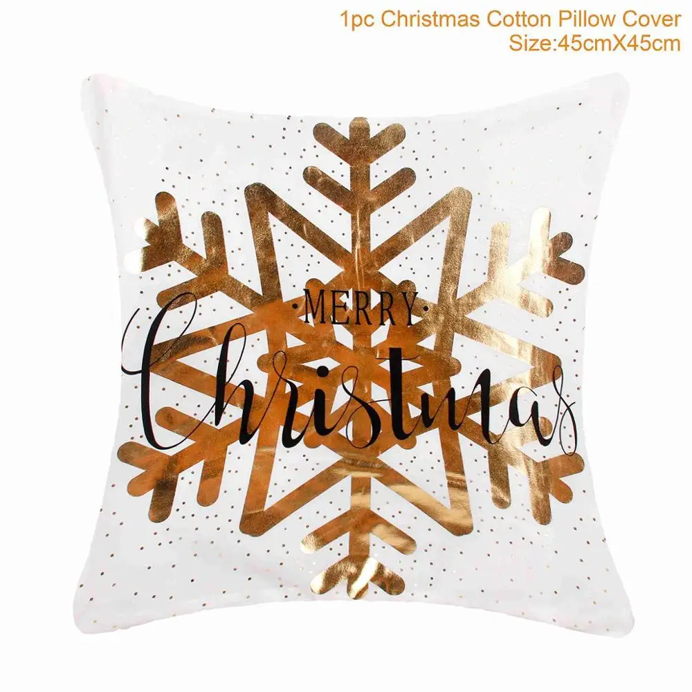 Pillowcase 37 QIFU 45*45 см, Рождественская наволочка, рождественские украшения для дома, Рождественский Декор, Рождественский Декор, Navidad Noel, новогодний - Цвет: Pillowcase 37