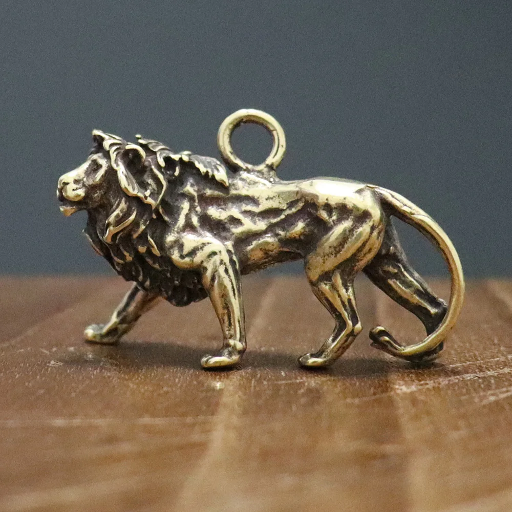 lion king keychain pendant brass (1)