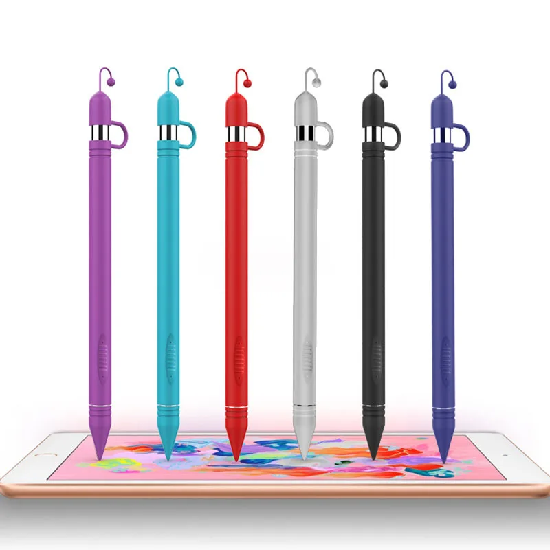 Силиконовый Сменный Чехол с наконечником, защитный чехол для Apple Pencil 1st 2nd, стилус, чехол