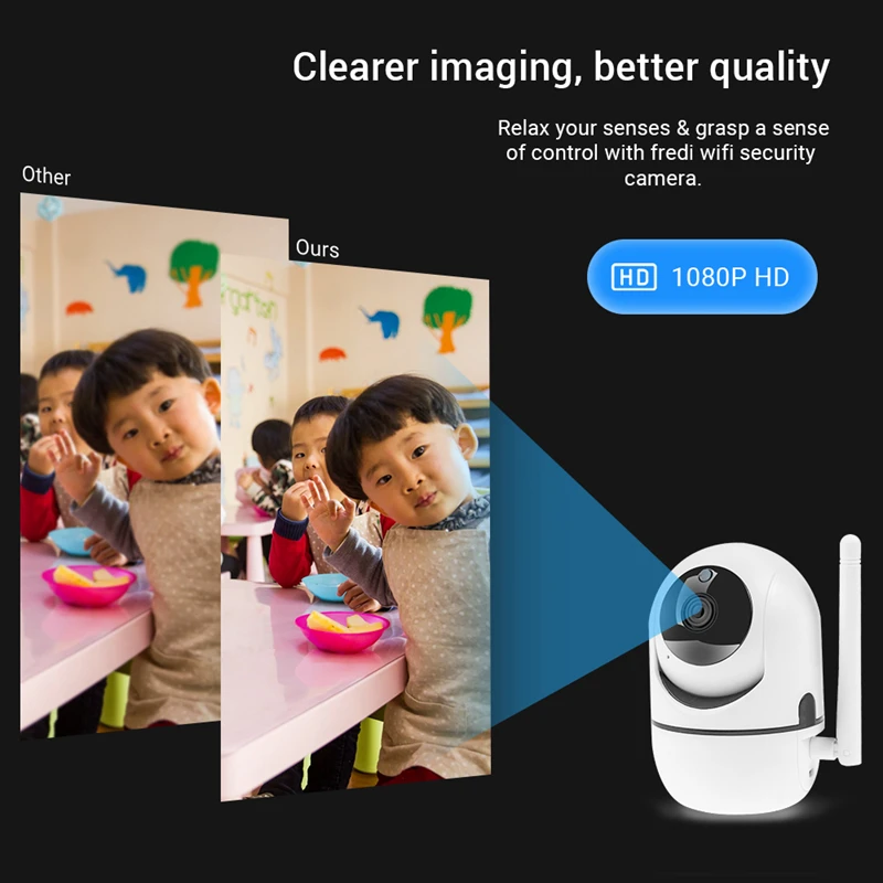 Продвижение 1080P PTZ Беспроводная мини ip камера Wifi Обнаружение движения