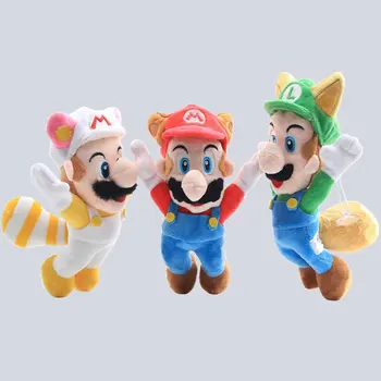 

20cm Anime Mario plush toys doll Flying Fox Luigi Rabbit Mario plush toys Children baby Birthday Gift